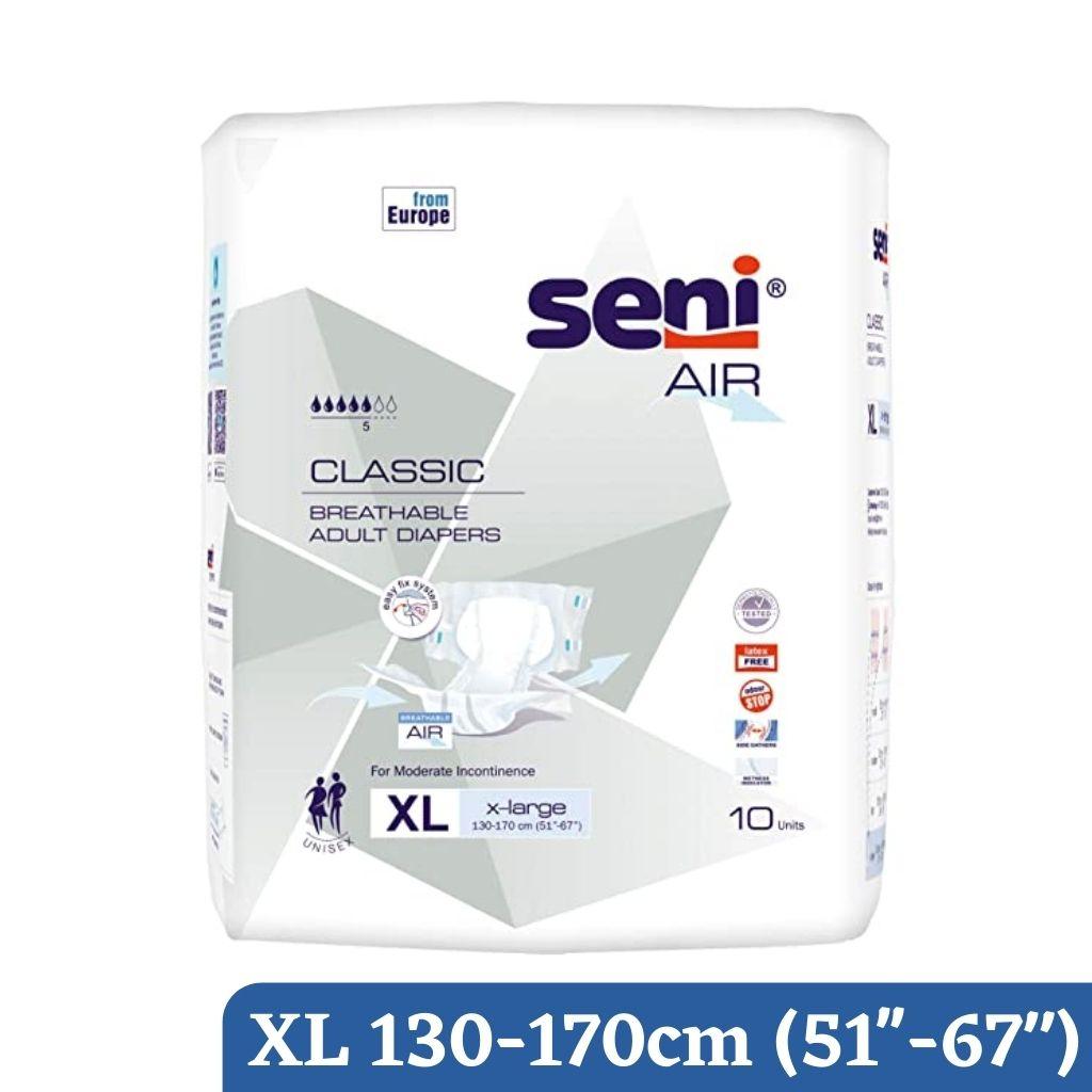 Seni Air Classic Adult Diaper Extra Large (XL) - AeonCare