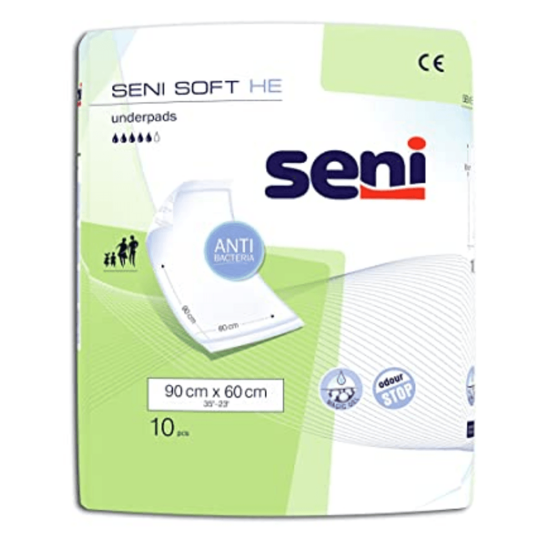 Seni Soft Hospital Edi Underpads - 10 Pieces - AeonCare