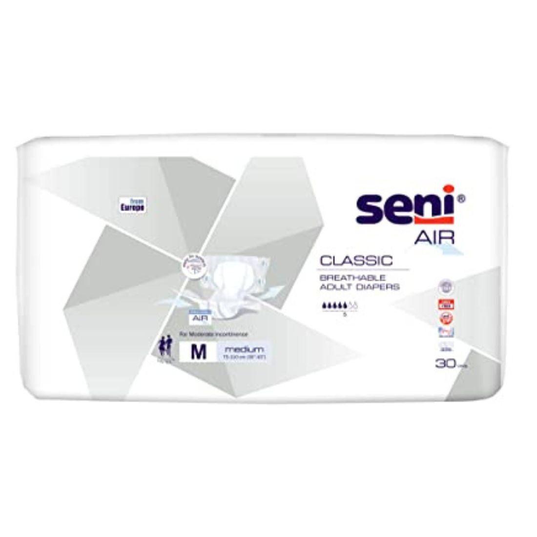 Seni Air Classic Adult Diaper Medium (M) - AeonCare
