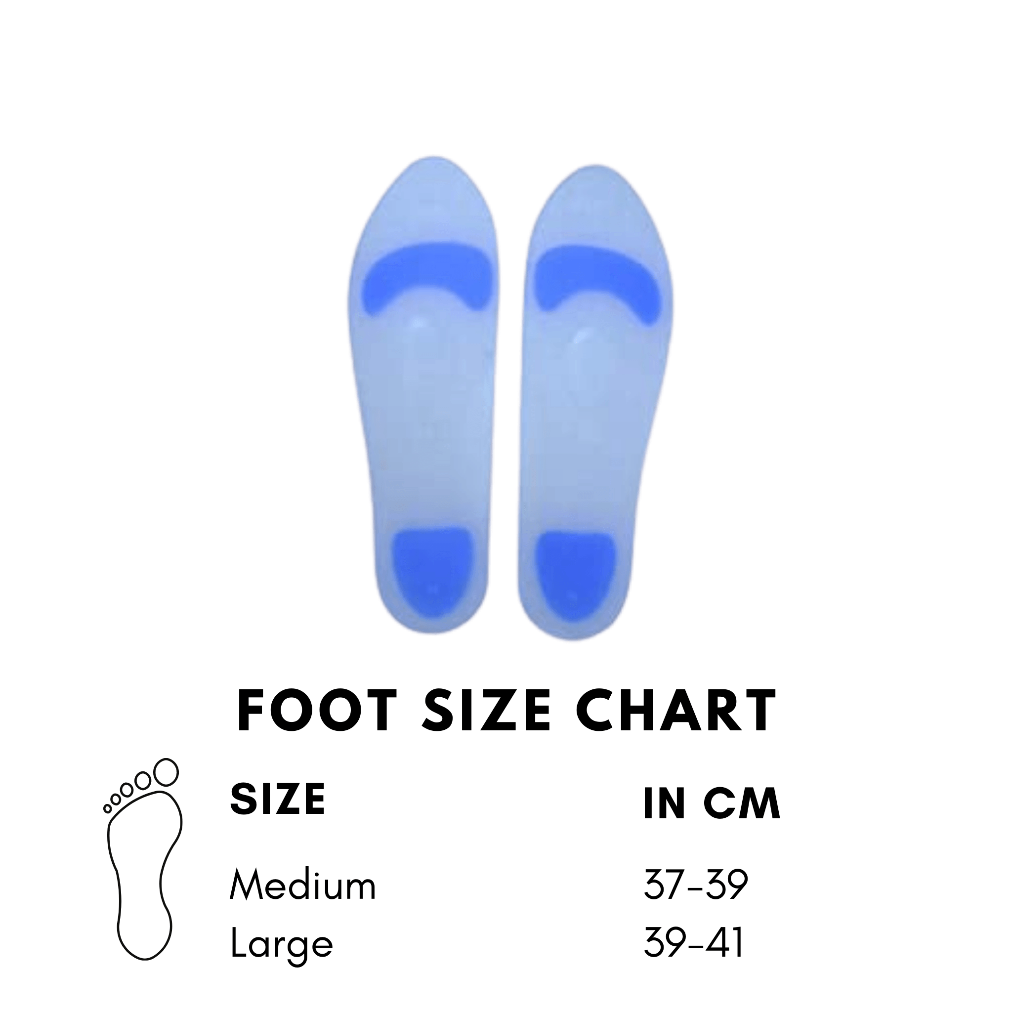 Silicone Remove Insole - Pair - AeonCare