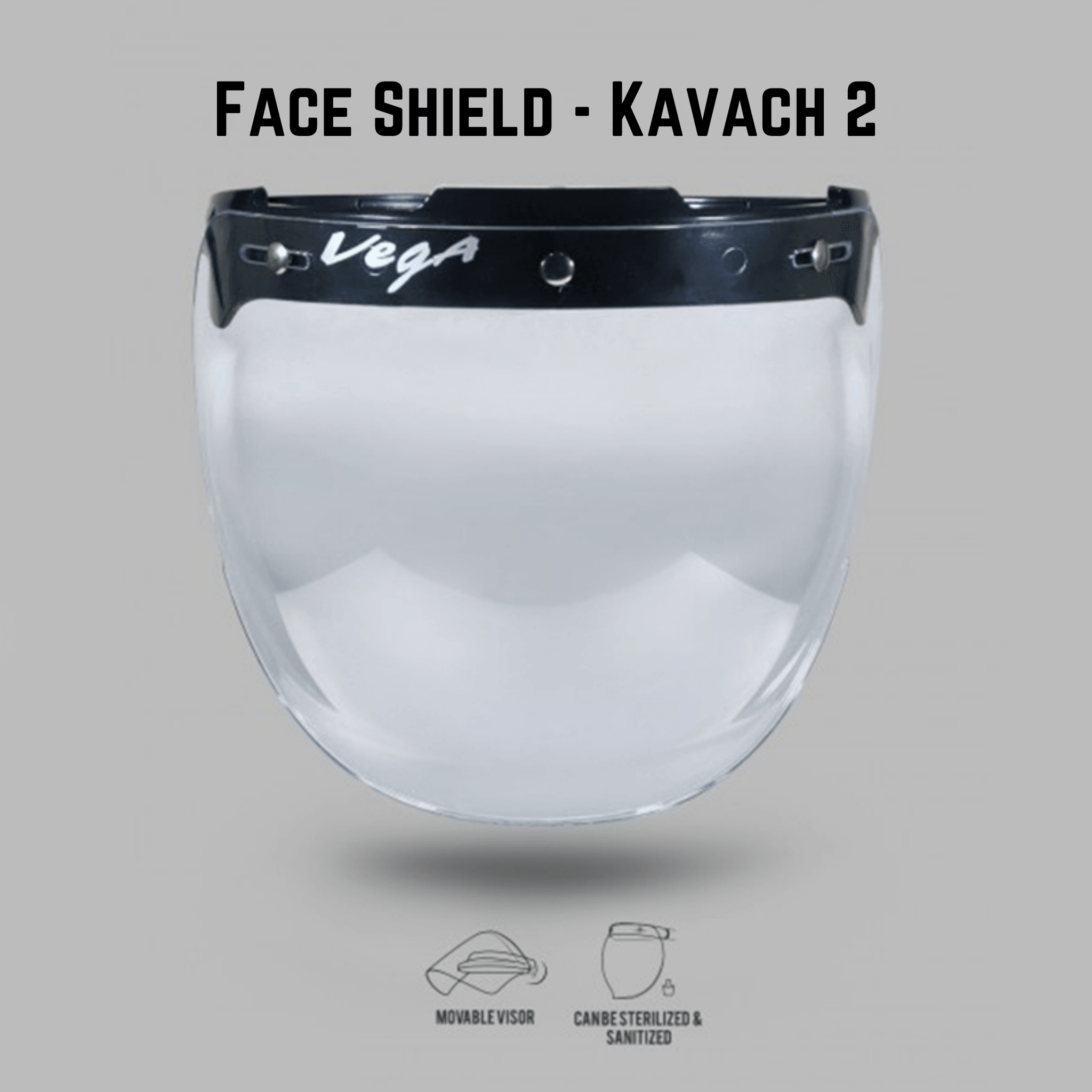 Vega Face Shield - Reusable Face Protector Shield - AeonCare