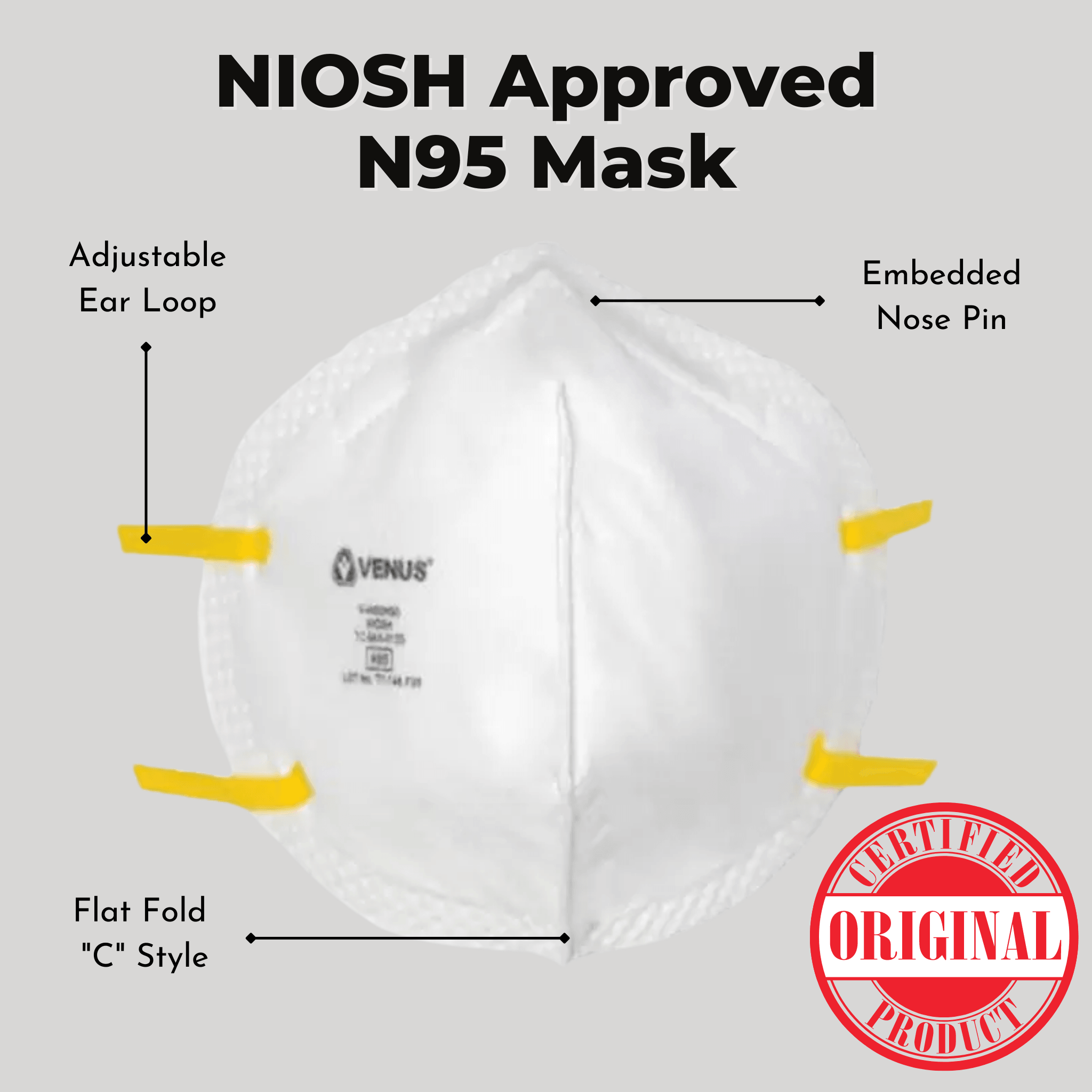 Venus V4400 N95 Mask - AeonCare
