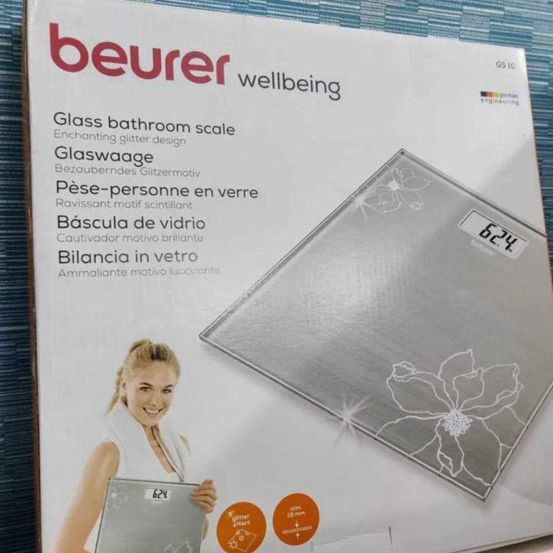 Beurer wellbeing Weight Machine - Glass scale - AeonCare