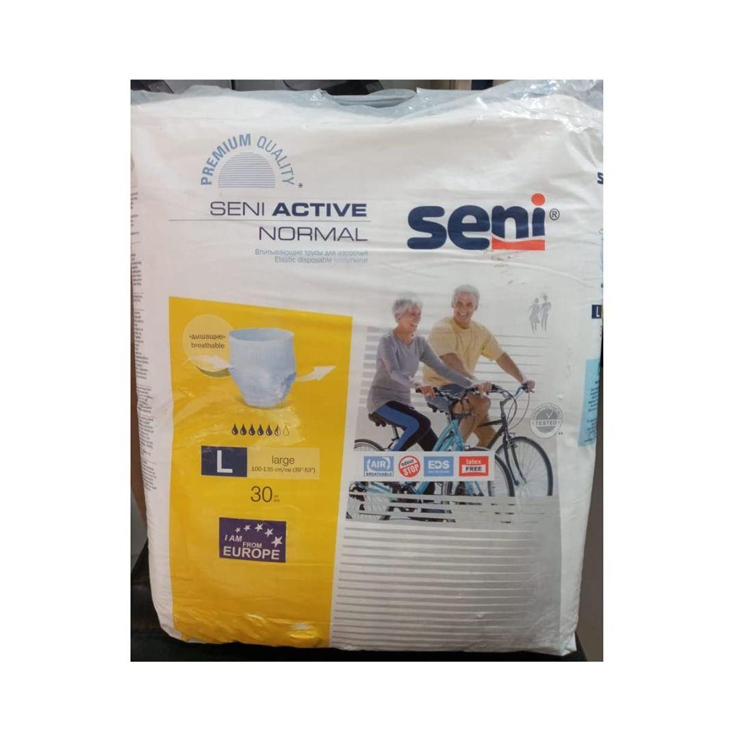 Seni Active Normal Pullups Adult Diaper, L - AeonCare