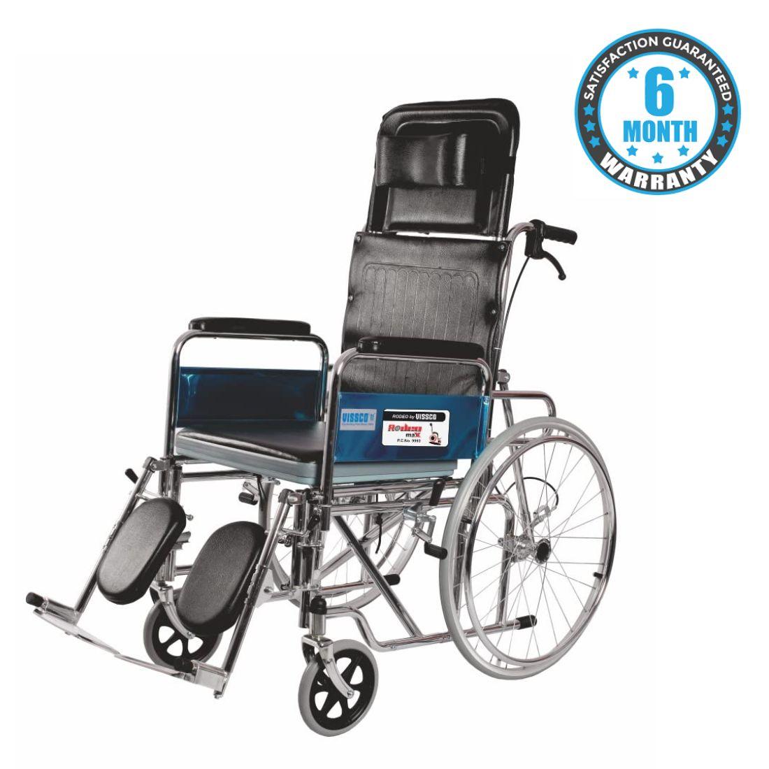 Vissco Rodeo Ext Reclining Wheelchair with Spoke Wheel - AeonCare