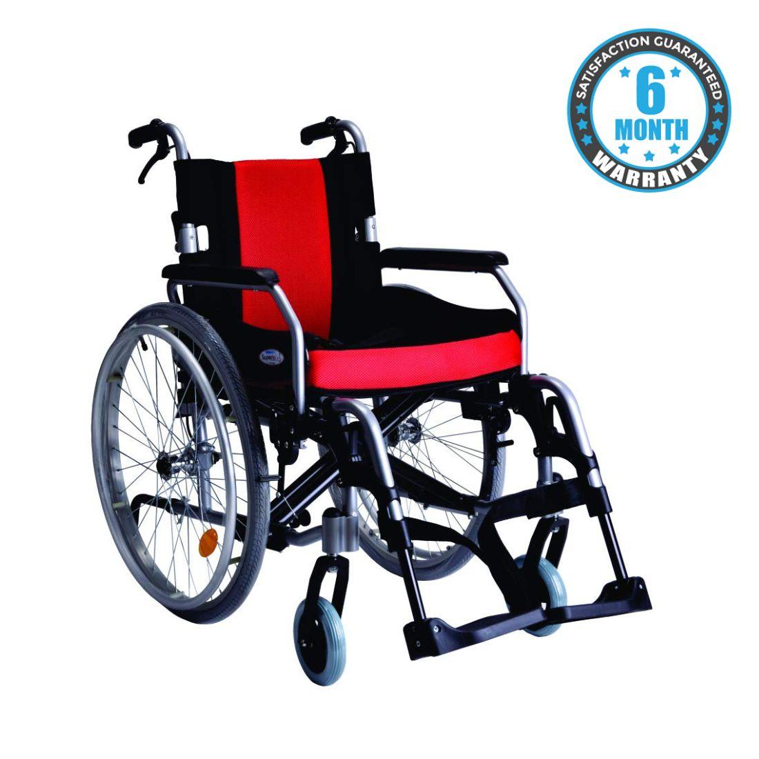 Vissco Superio Aluminium Wheelchair with removal Big Wheels - AeonCare
