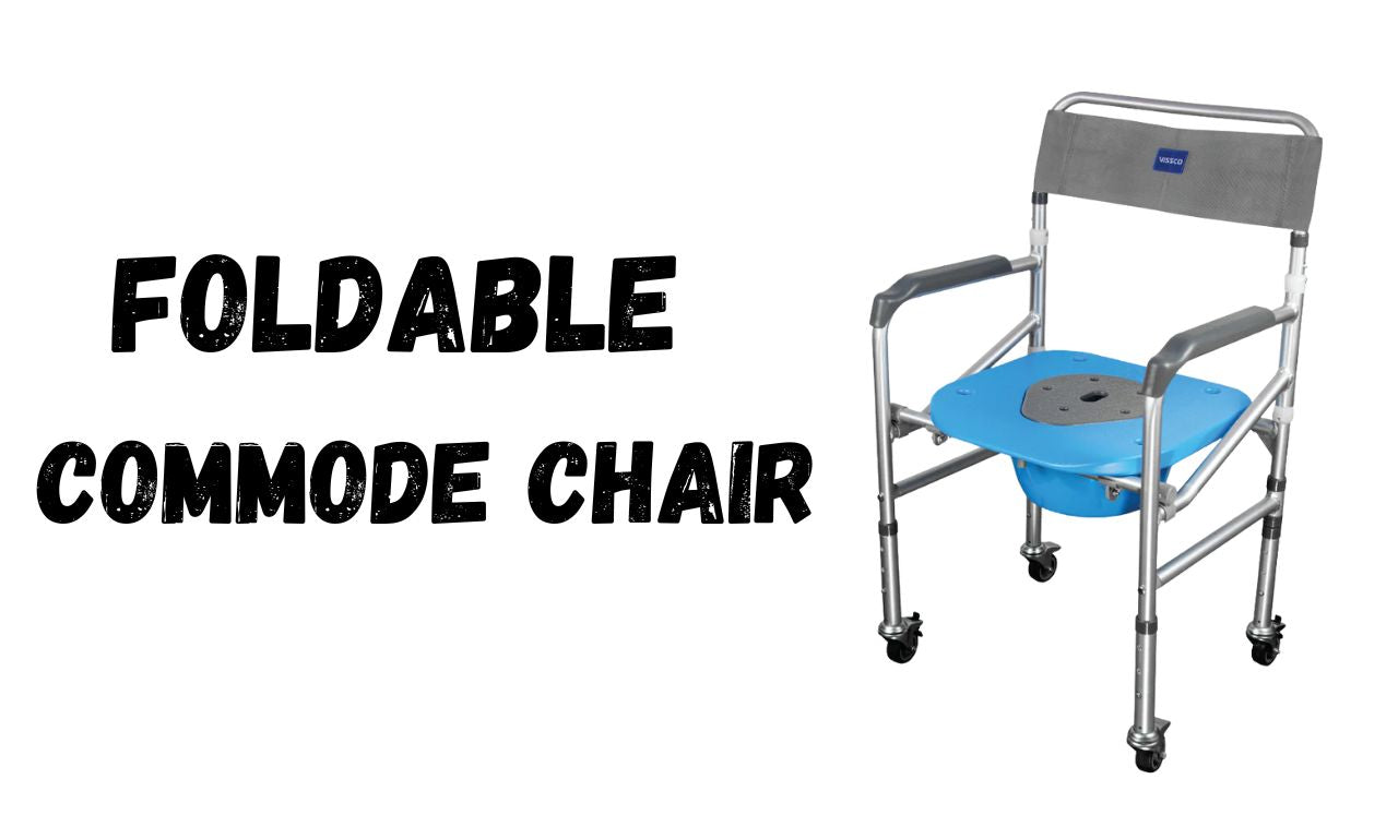 Foldable Commode Chair for Adults