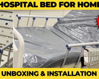 Hospital Bed for Home: Fowler Cot Bed Unboxing | How to install Hosiptal ICU Fowler Cot at Home - AeonCare