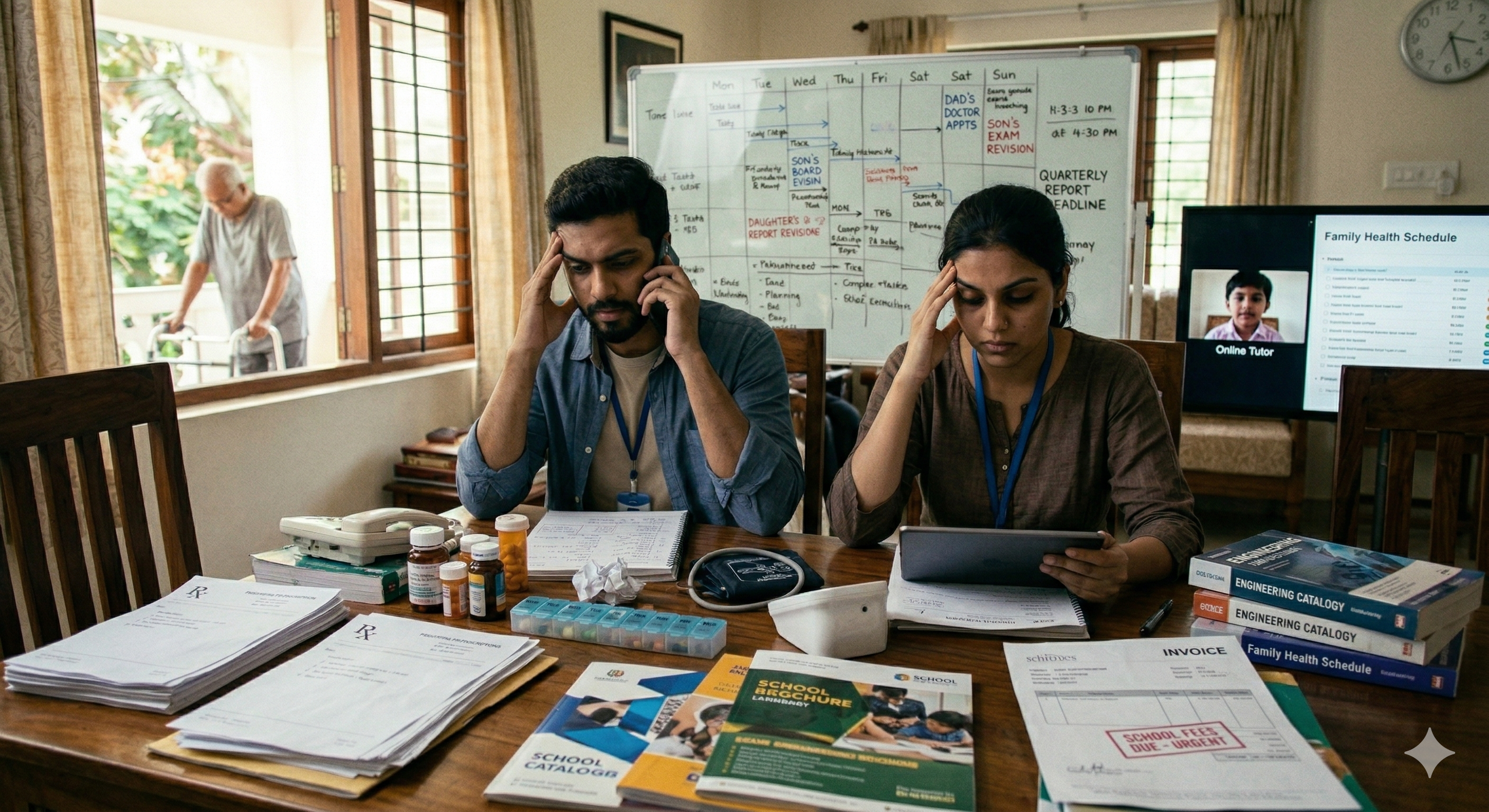 Navigating the Dual Responsibility: Supporting Aging Parents and Growing Children in India