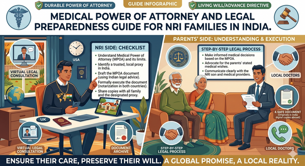 NRI Guide Series 6 - Medical Power of Attorney and Legal Preparedness for NRI Families in India