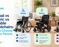Manual vs Electric vs Foldable Wheelchairs: How to Choose for Your Parent