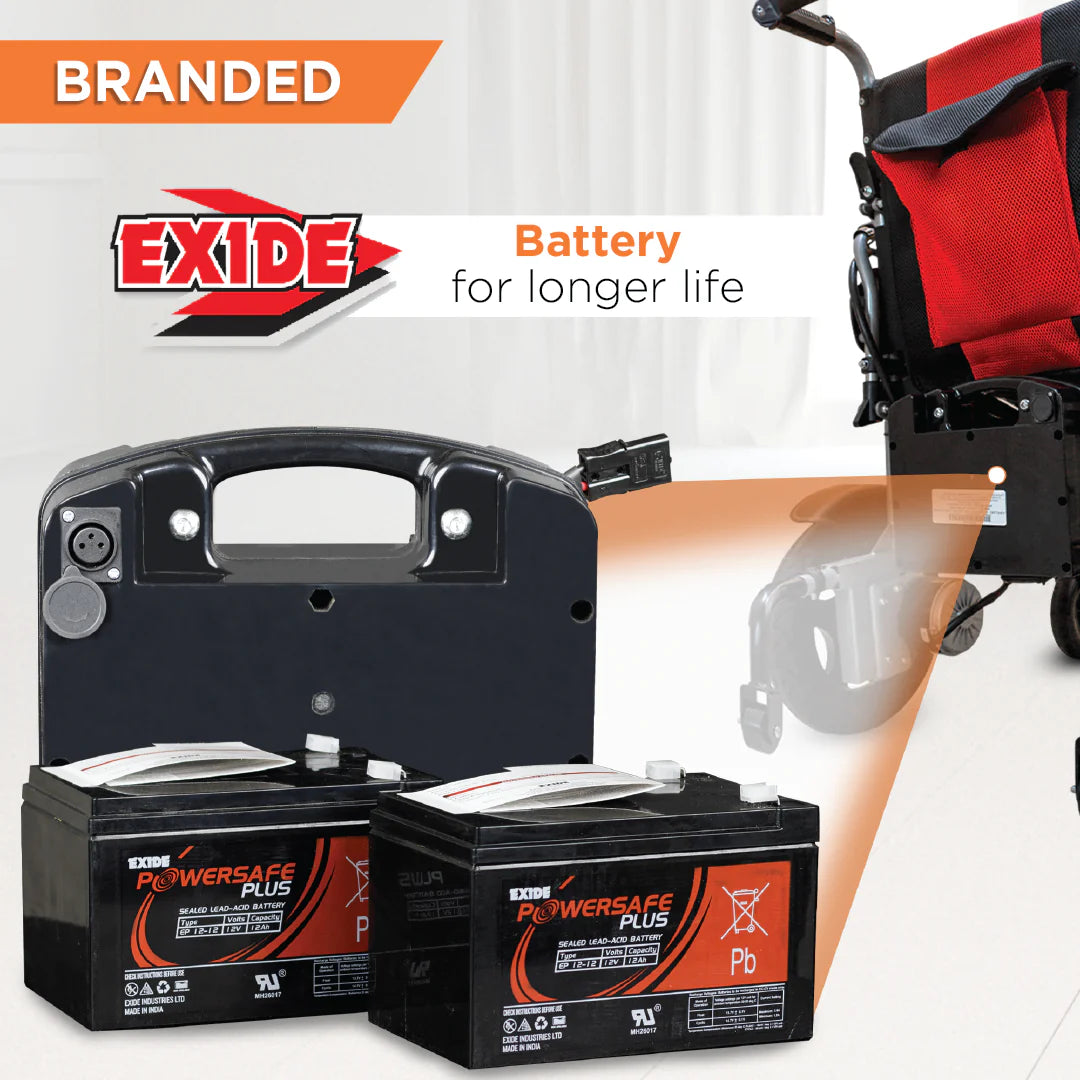 Power Wheelchair (Zip Lite) with Single Battery (Lead acid)