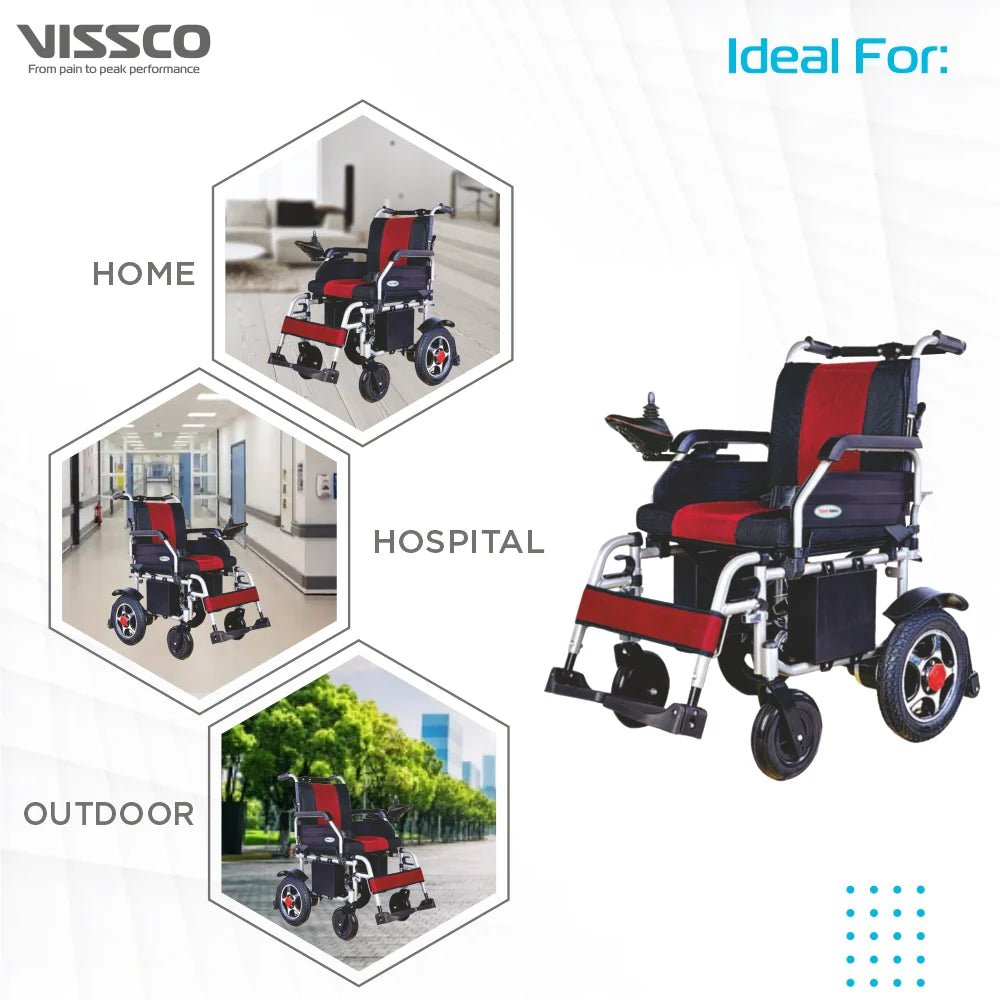 Power Wheelchair (Zip Lite) with Double Battery (Lead acid)