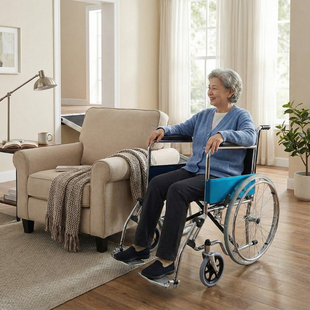 Foldable Wheelchair - Premium