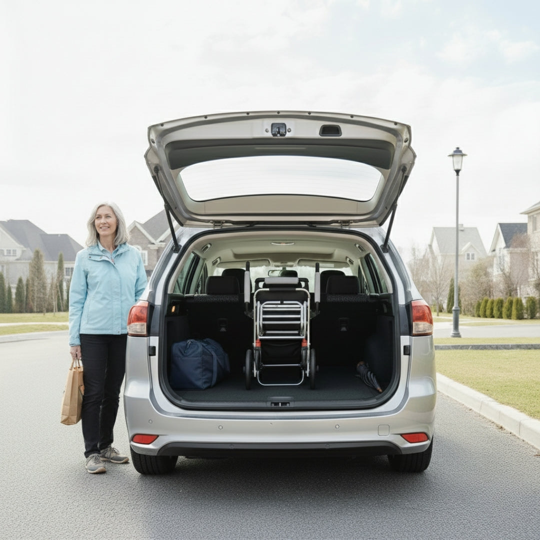 Foldable Lightweight Transit Wheelchair