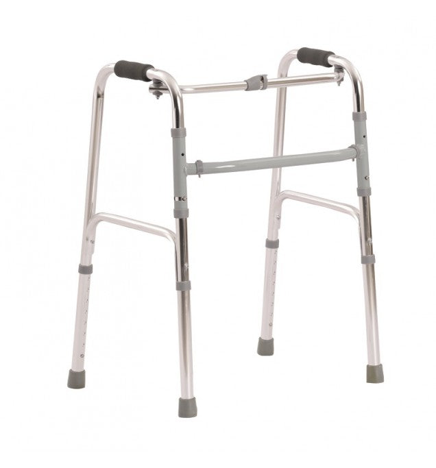 Walking Frame - Reciprocating Walker | Foldable Aluminium Walker with Height Adjustable