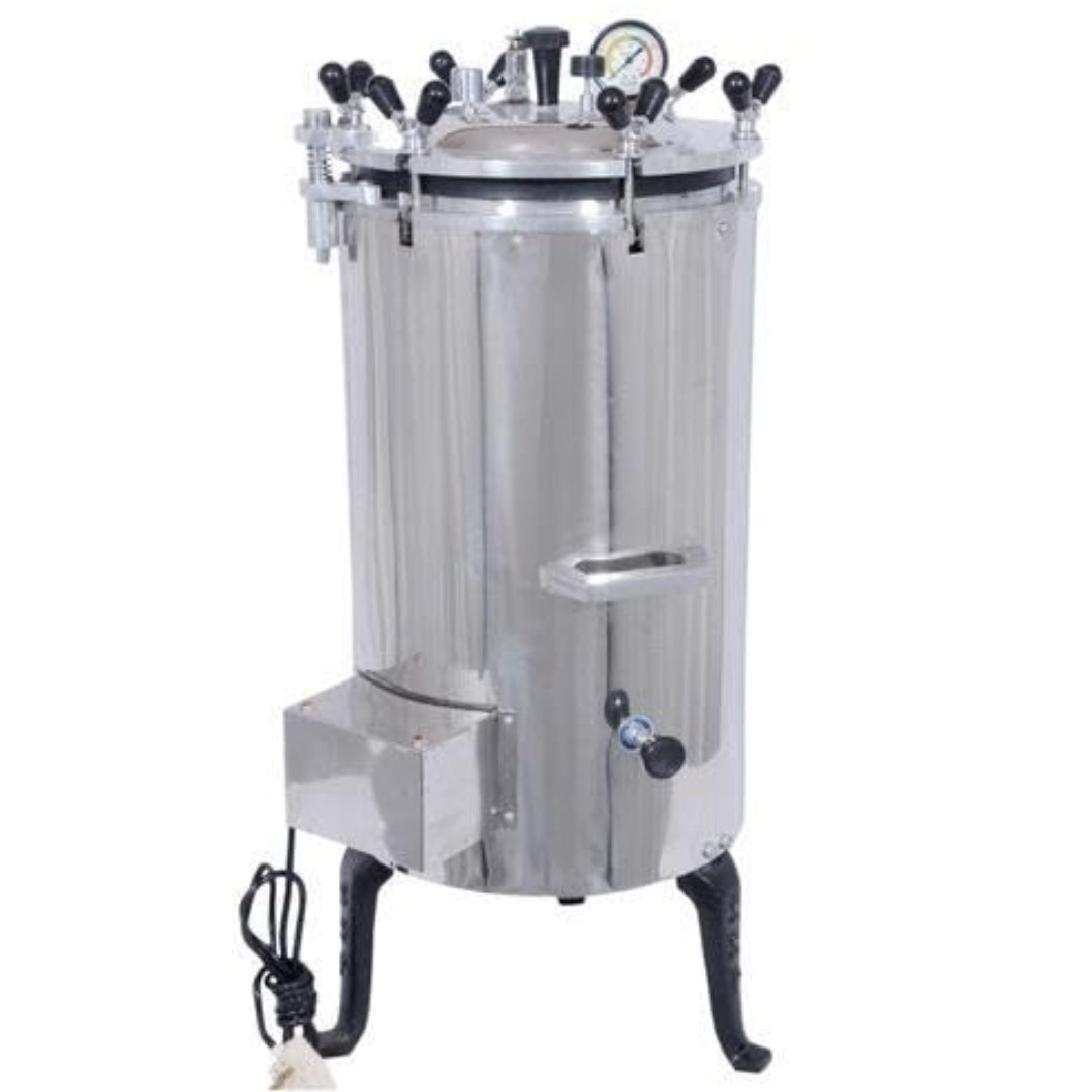 Autoclave Sterilizer Six Wing Nut, Electric, Steel Chamber With ISI Heater Element