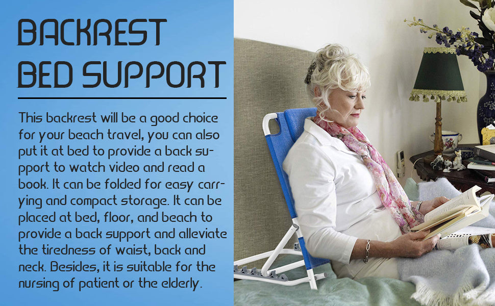 Backrest for Bed with Mat - Adjustable Bed Backrest