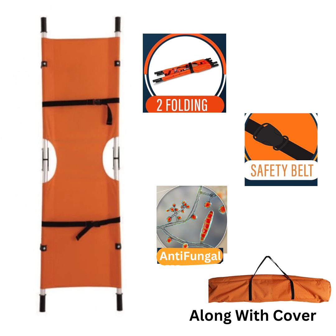 Two Fold Stretcher, Hospital Stretcher, Patient Stretcher, Folding Stretcher