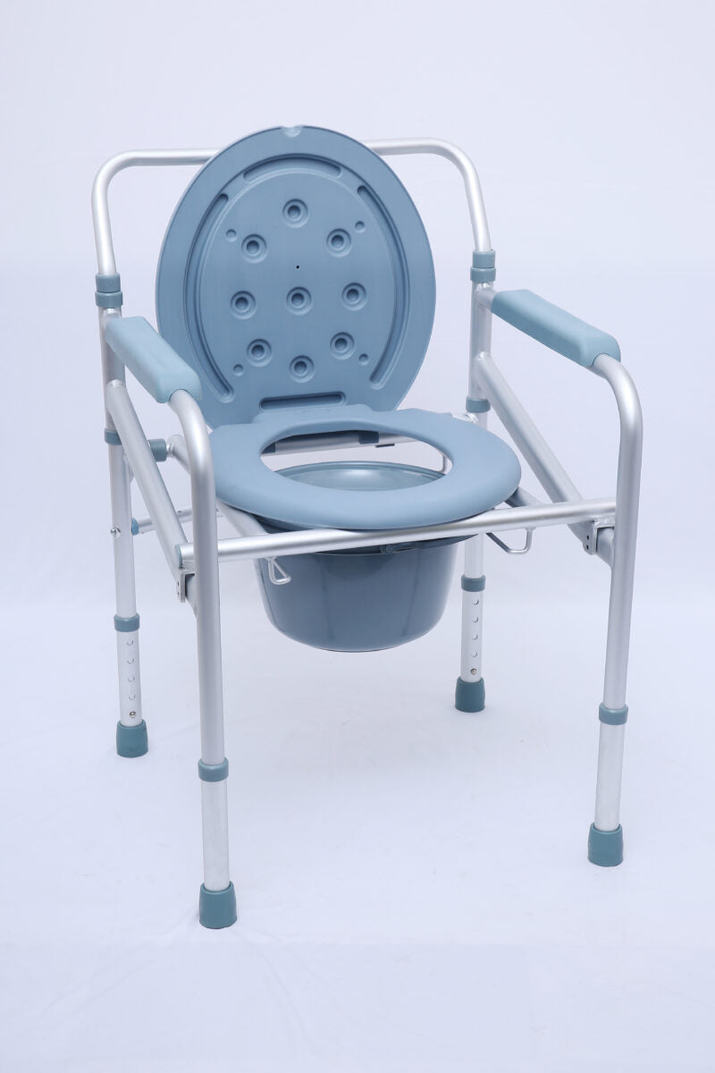 Commode Chair with Toilet Pot - Height Adjustable 894