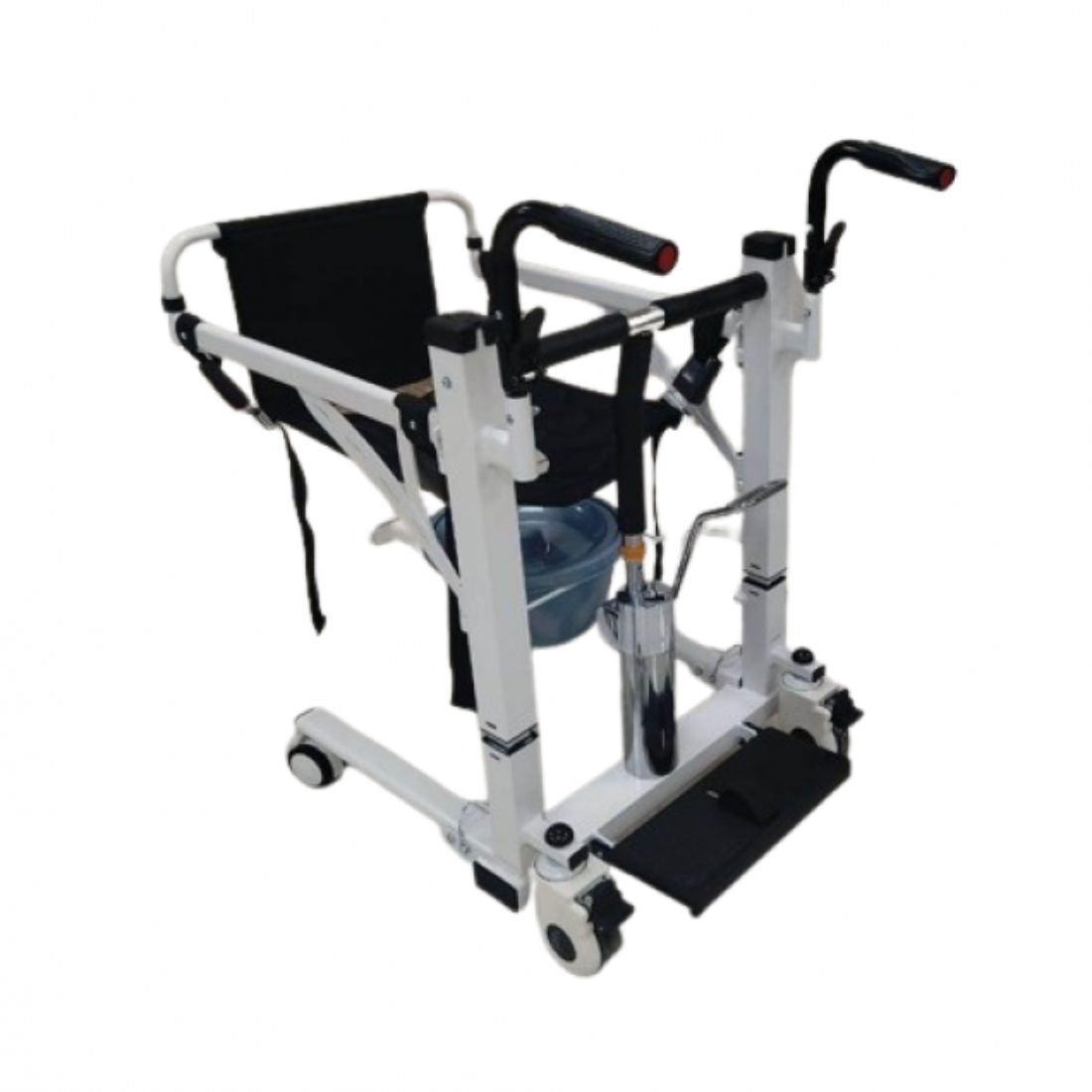 Patient Lift Transfer Wheelchair for Cars - 2 in 1 Multipurpose Manual Transfer Wheelchair