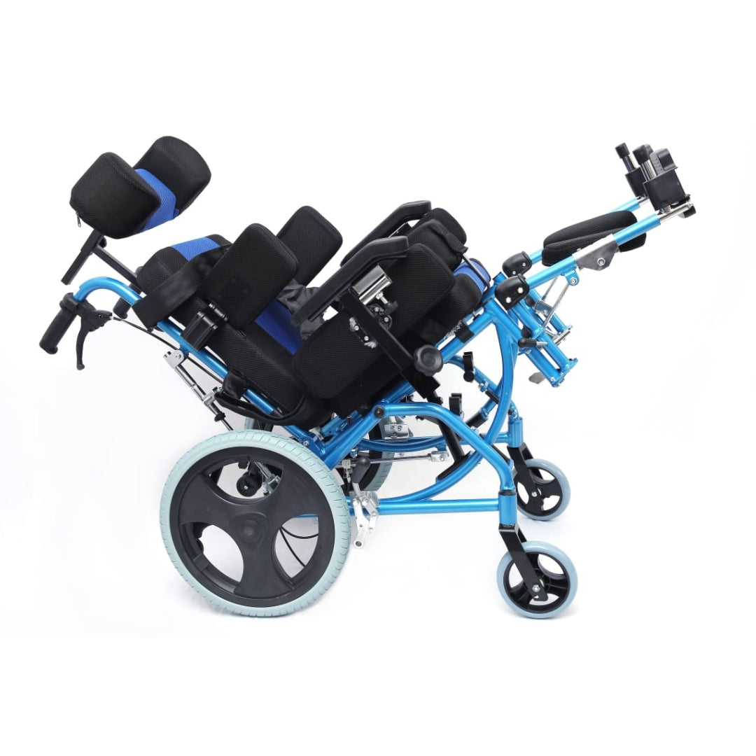 Multipurpose Foldable Cerebral Palsy Wheelchair with Recliner