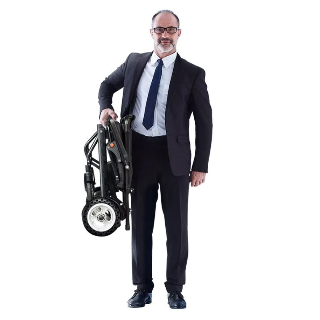 Foldable Electric Wheelchair - Compact, Lightweight, Lithium ion Battery AC6019