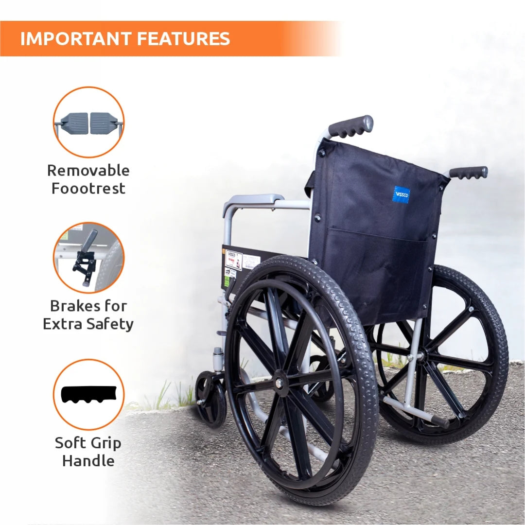 Foldable Wheelchair - Rodeo Veer Mag Wheel