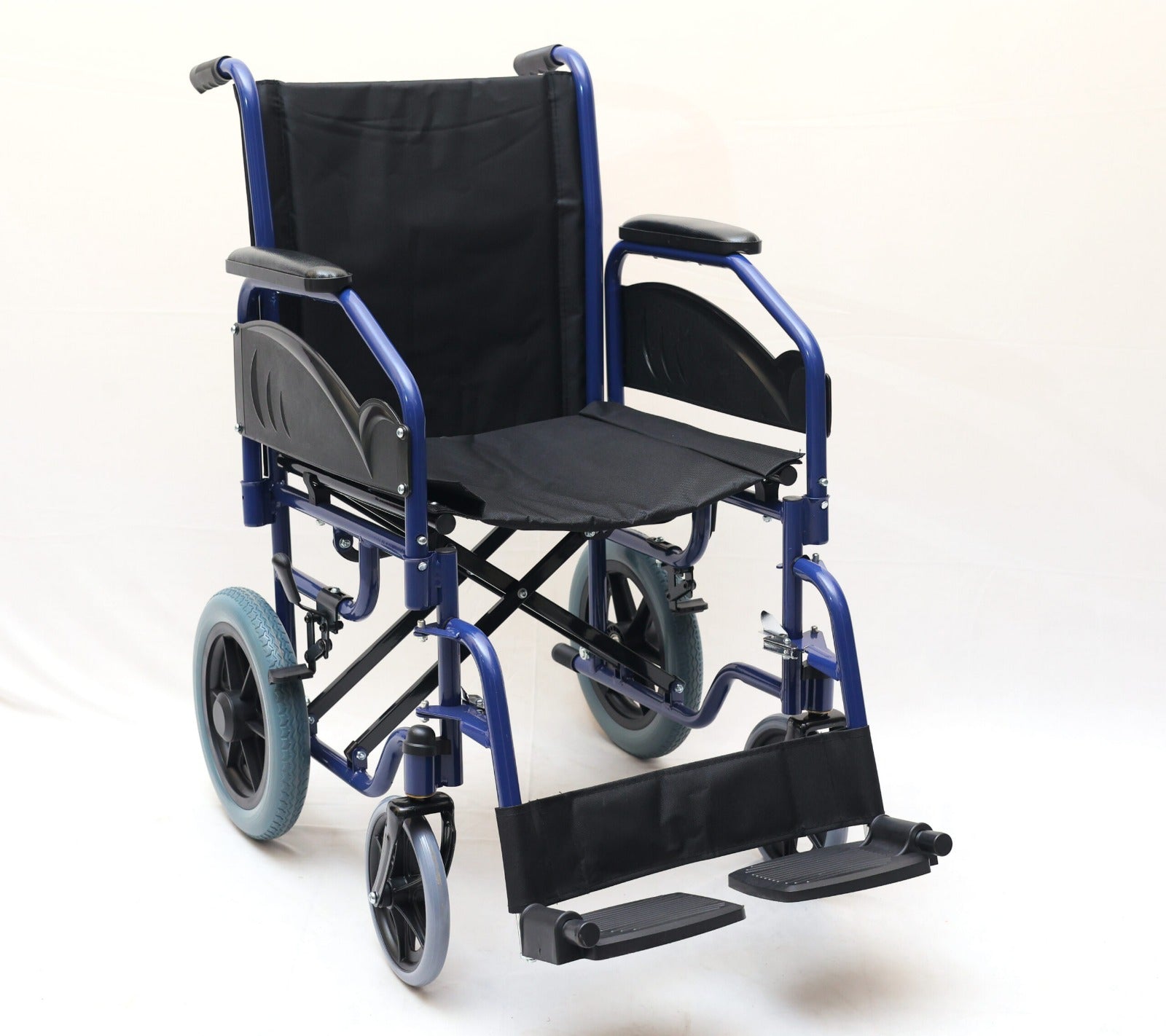 Foldable Wheelchair - Lightweight Wheelchair with Armrest & Footrest Removable 904B