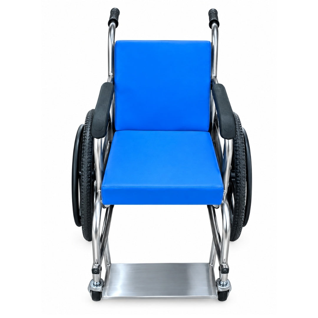 Stainless Steel Manual Wheelchair