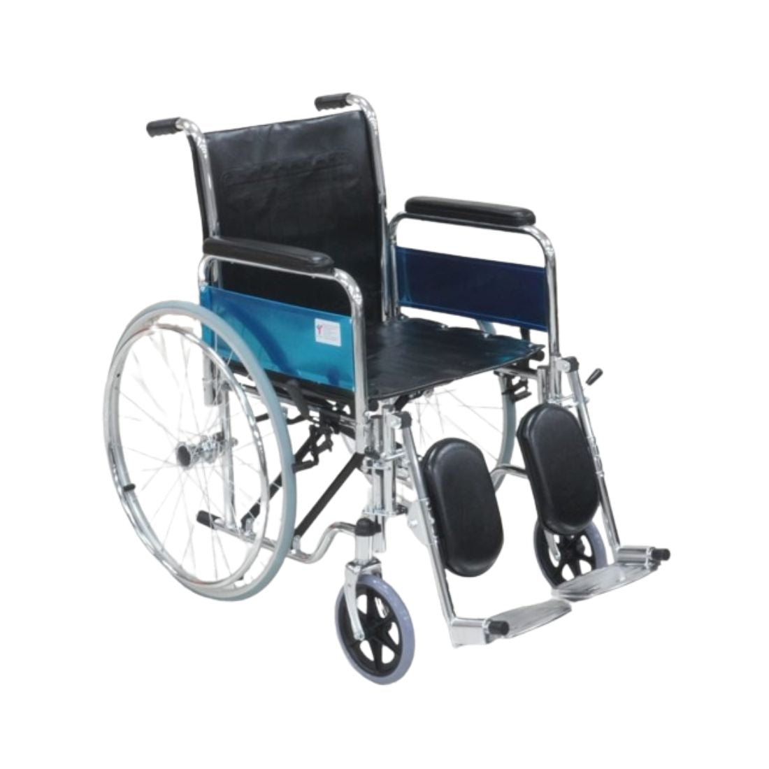 Foldable Wheelchair with Elevating footrest