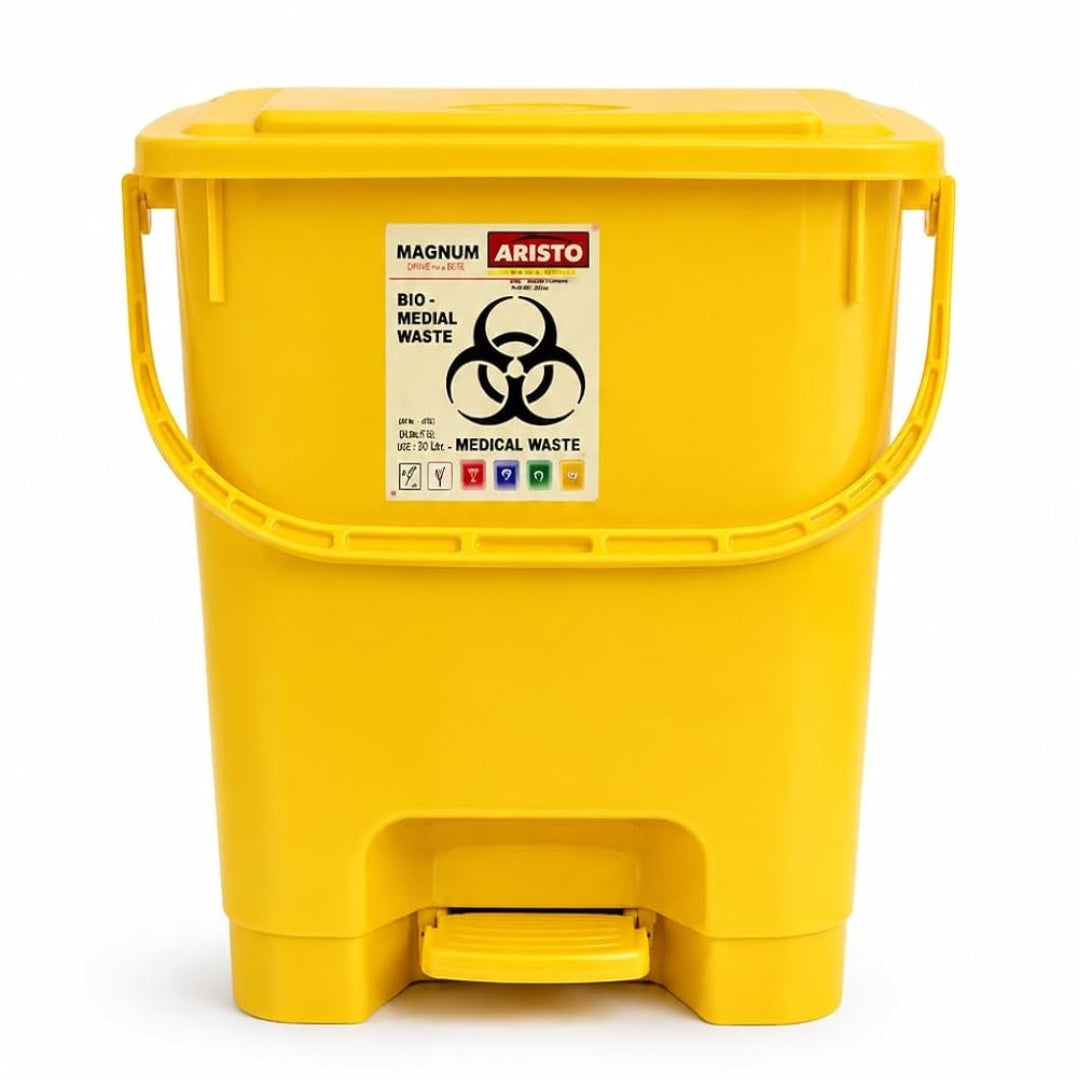 ARISTO Plastic Pedal Dustbin With Handle 20 ltr