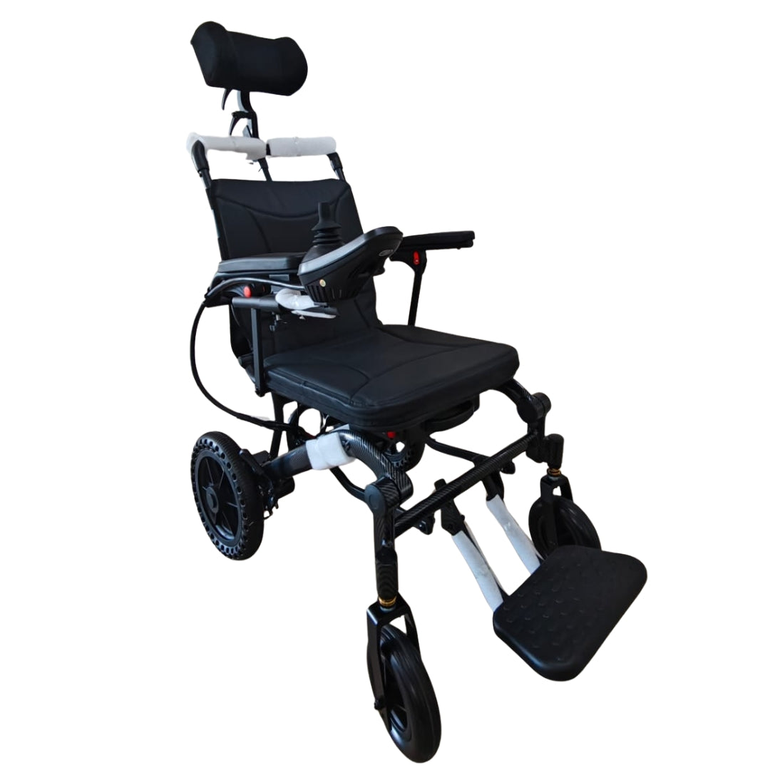 Electric Reclining Wheelchair with Lithium ion Battery - Foldable