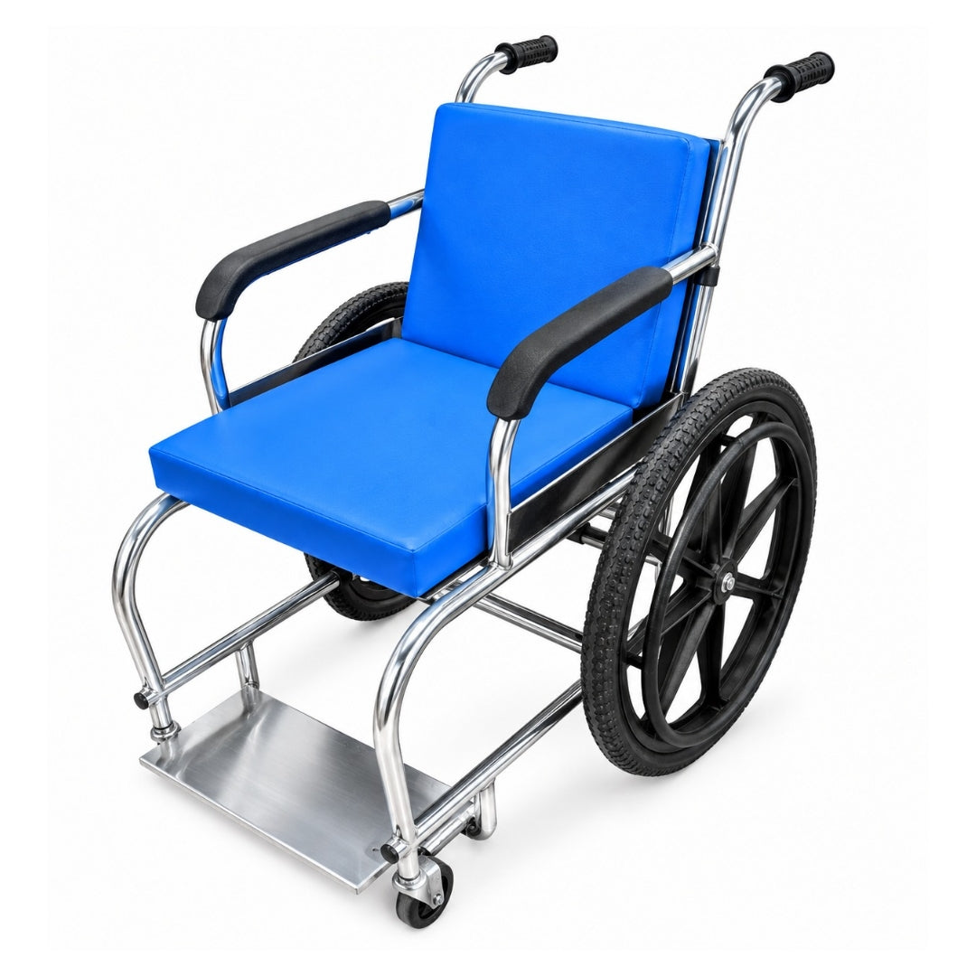 Stainless Steel Manual Wheelchair