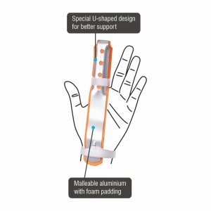 Vissco Finger Splint Long (Firm Support)