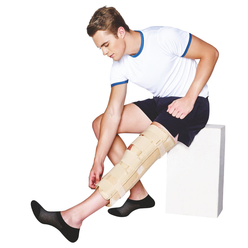 Vissco Knee immobilizers are removable devices that maintain stability of the knee. 