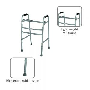 Medipedic Walker Plain (Double Bar)