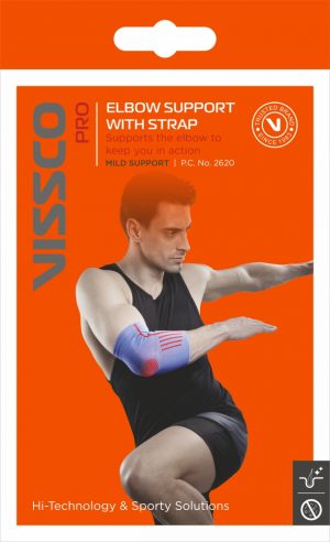 Vissco Elbow Support with Strap (Mild Support)