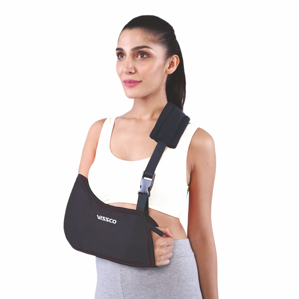 It helps to provide support and immobilize the sprained, broken or surgically operated arm
