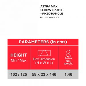 Vissco Astra max elbow crutch