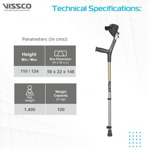 Vissco Elbow Crutches - Astra Max