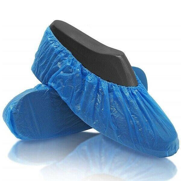 Plastic Shoe Covers Pack of 12 Pairs - Main Image