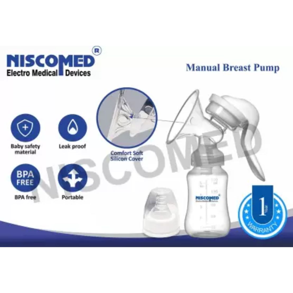 Niscomed Manual Breast Pump