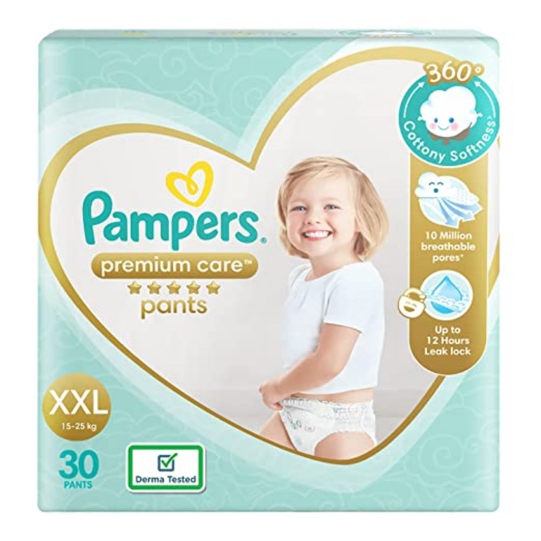 Pampers Premium Care Diaper Pants, Baby Diapers with Aloe Vera