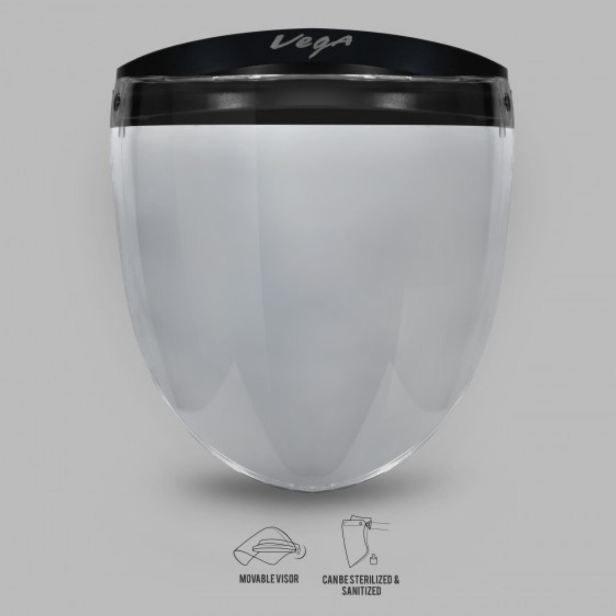 vega face protector shield in chennai comes with movable visor. It can be used as Resusable Face Shield