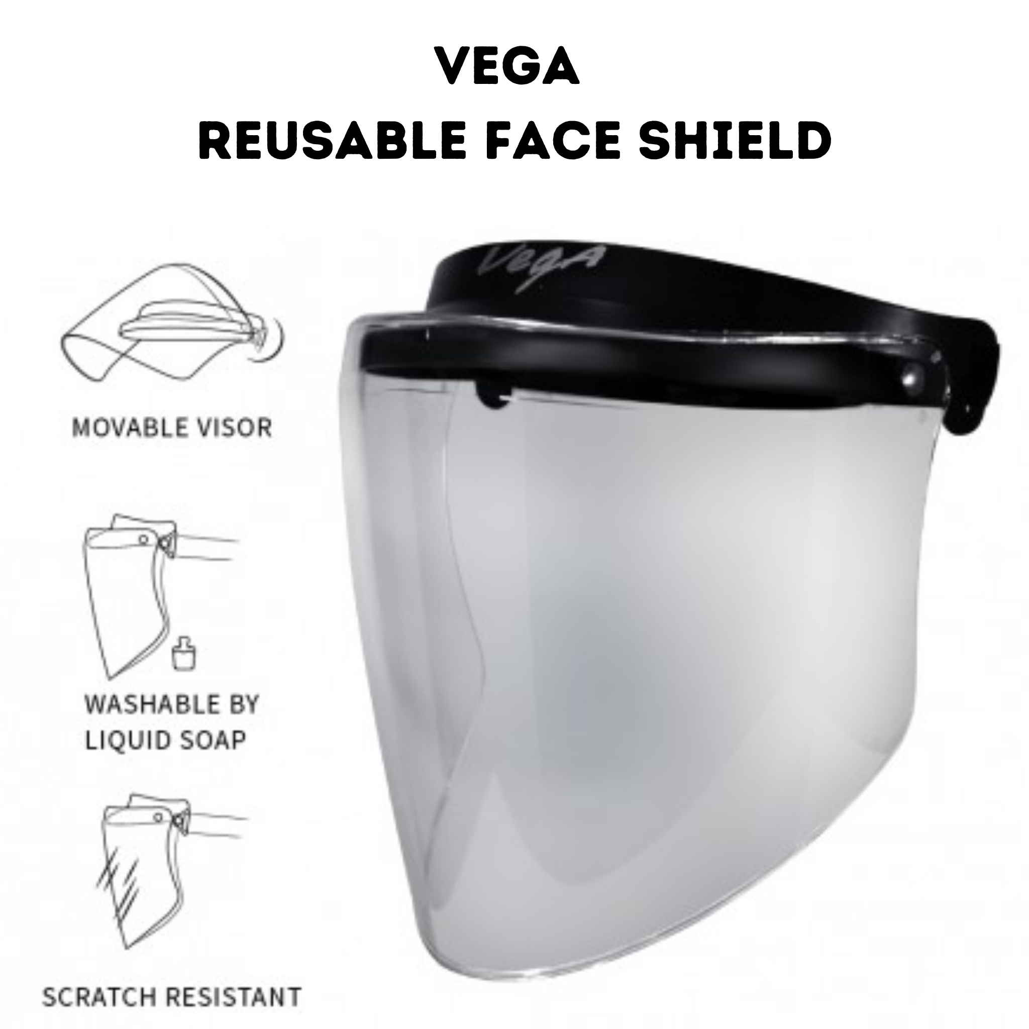 Vega Face Shield is available at AeonCare in Chennai. Buy Vega Face shield @ Best Price in Chennai
