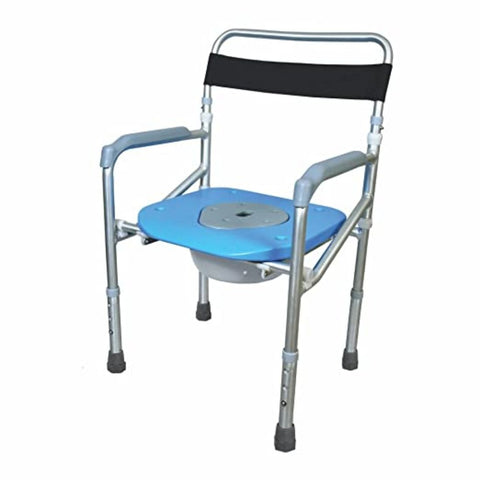 Vissco Foldable Commode Shower Chair (Without Wheels)