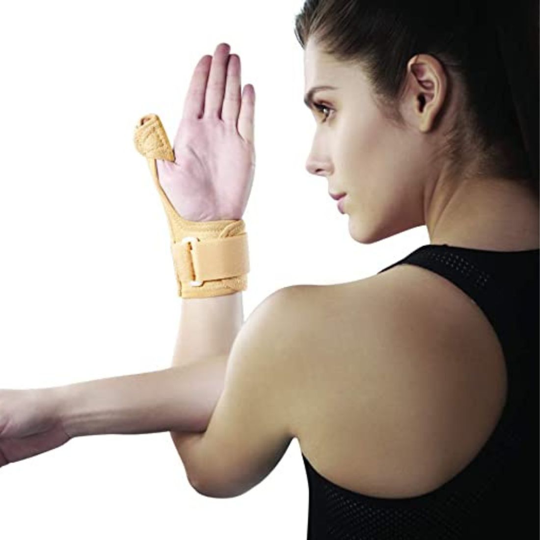 A thumb brace can help alleviate pain, increase stability, and take the stress off the joint